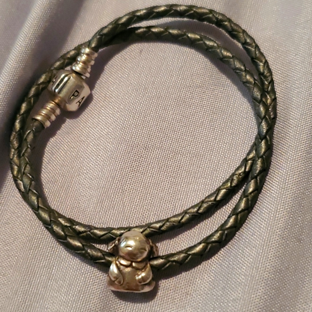 Pandora bracelet with girl charm.